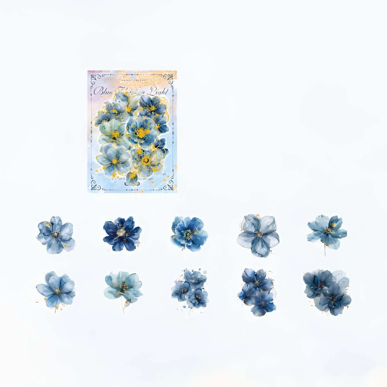 Blooming Shades Metallic Stickers