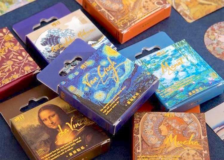 Van Gogh's Masterpiece Moments Stickers