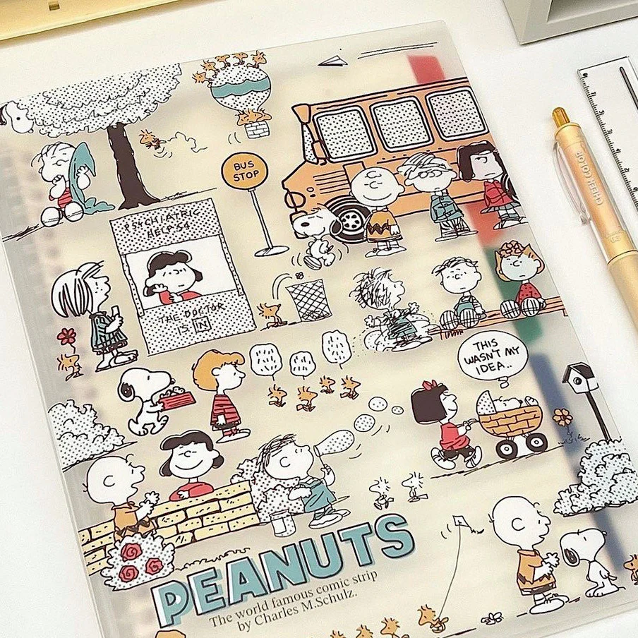Peanuts Snoopy B5 Binder Notebook