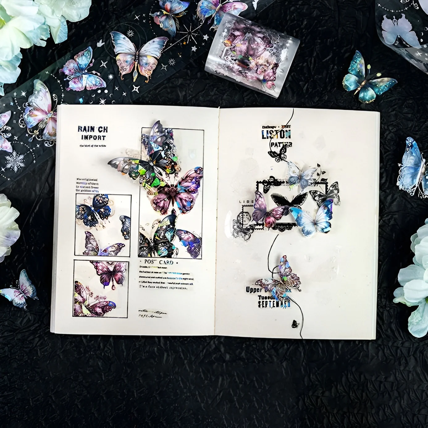 Galaxy Flies Transparent Tape