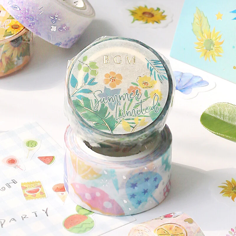 BGM Masking Tape Tropical Leaves
