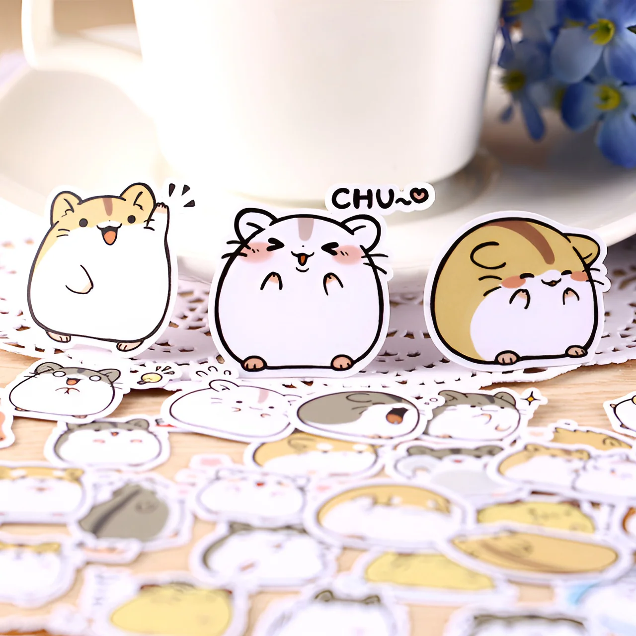 38 Pcs Cute Animal Stickers
