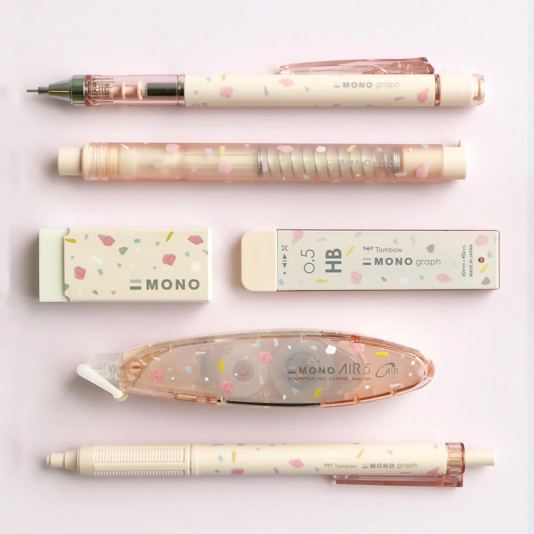 Shaker Mechanical Pencil Muted Pastel
