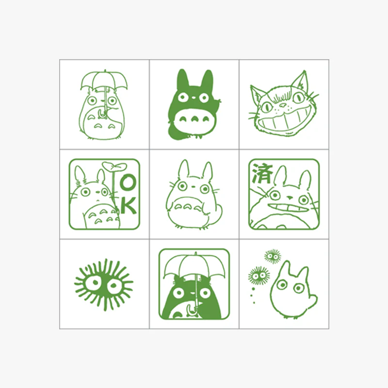 Totoro Character Stamp Set