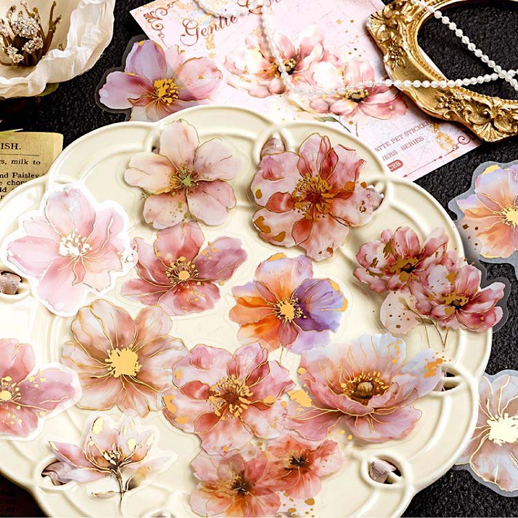 Blooming Shades Metallic Stickers