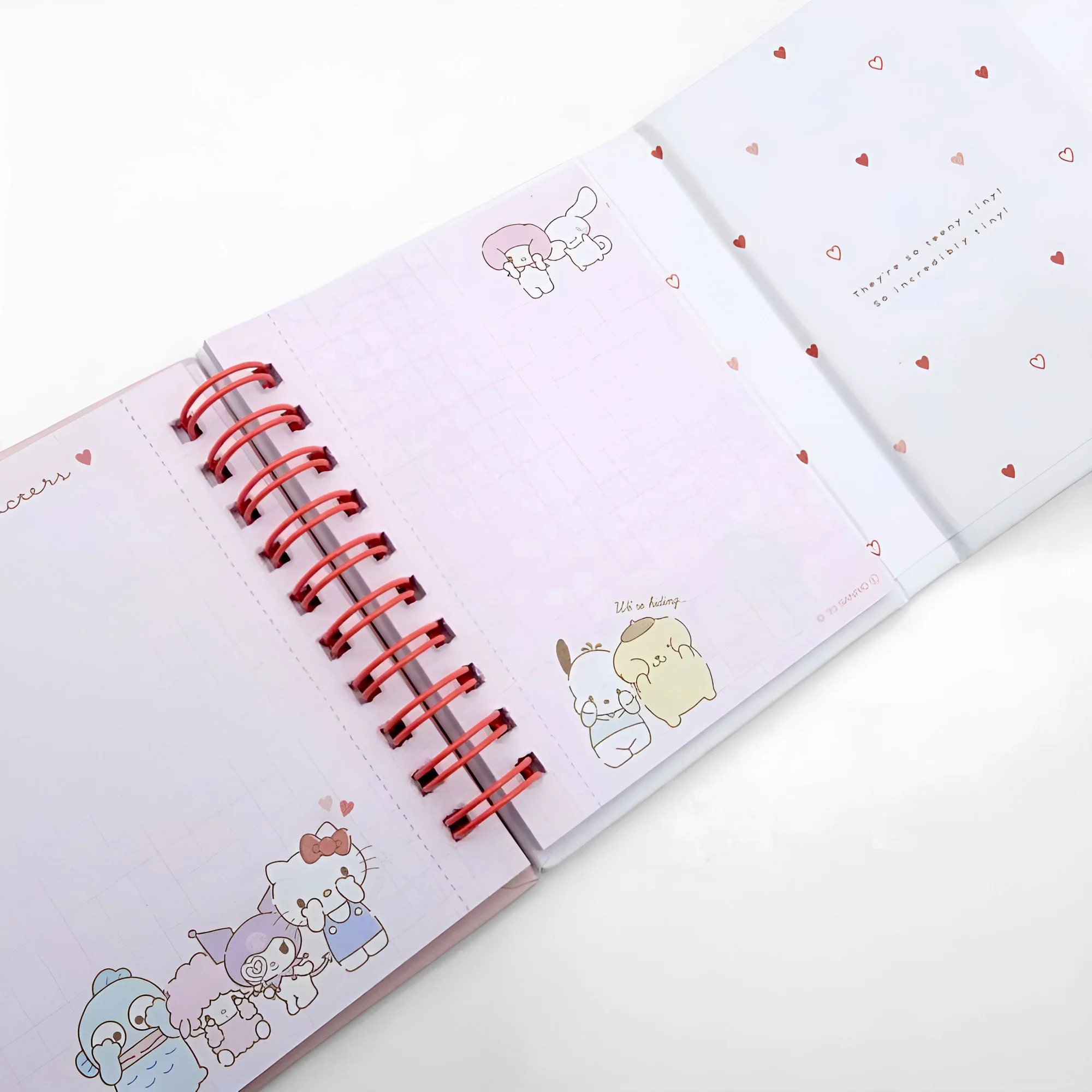 Sanrio Characters Hardcover Spiral Notebook
