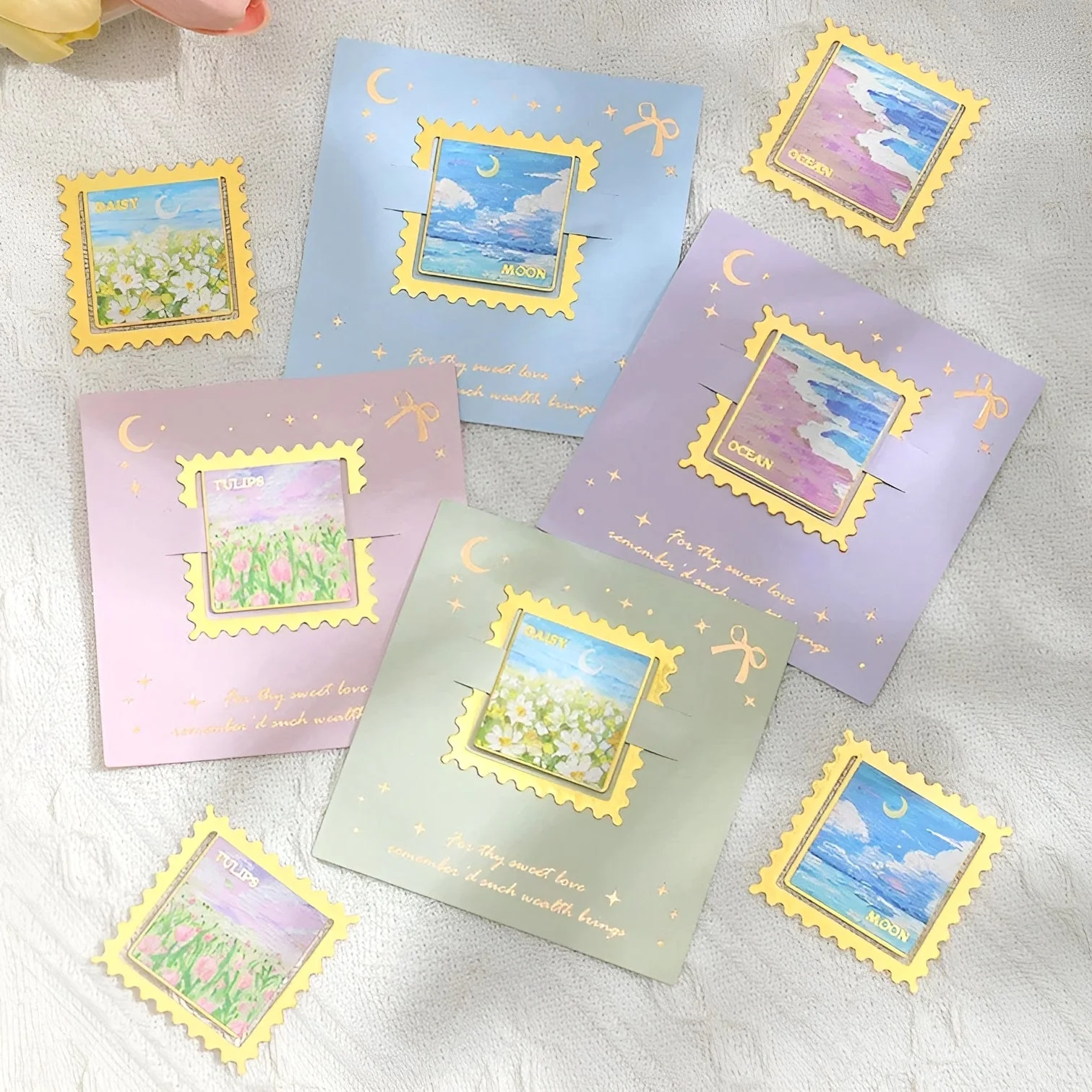 Elegant Scene Metallic Bookmark