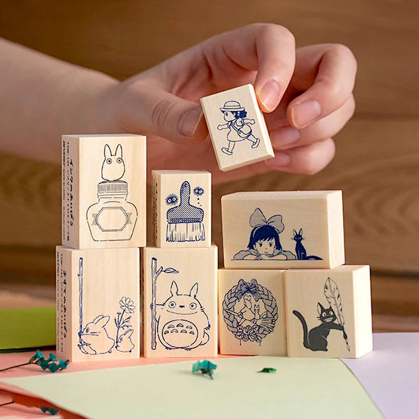 Beverly Studio Ghibli Wooden Stamps