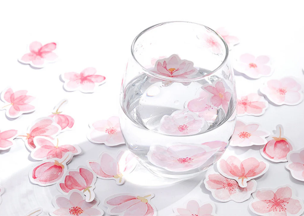 Cherry Blossom Paper Stickers
