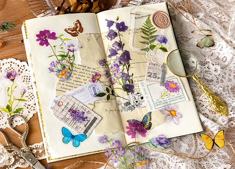 Garden Diary Flower Stickers