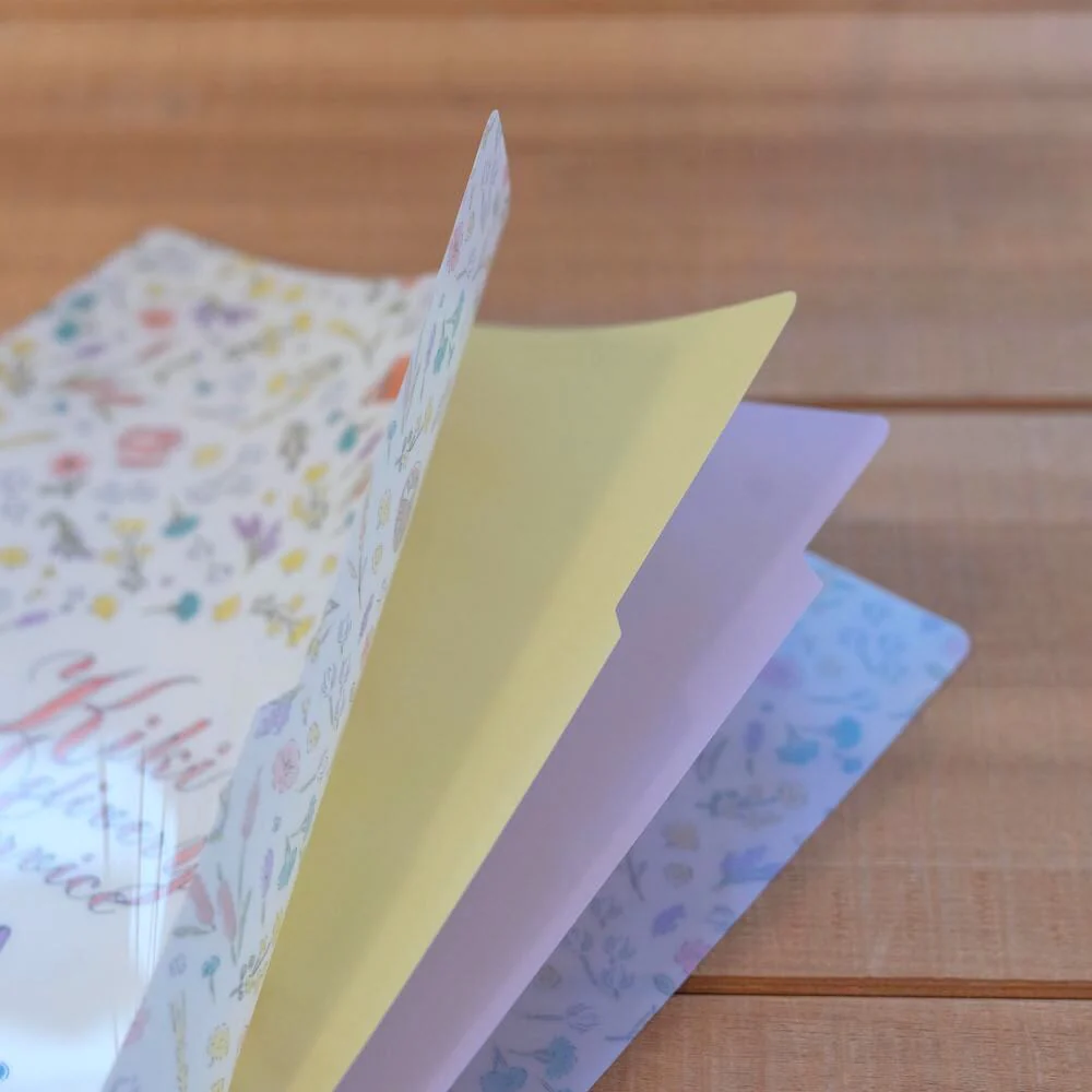 Enchanted Folder With Dividers Flowers