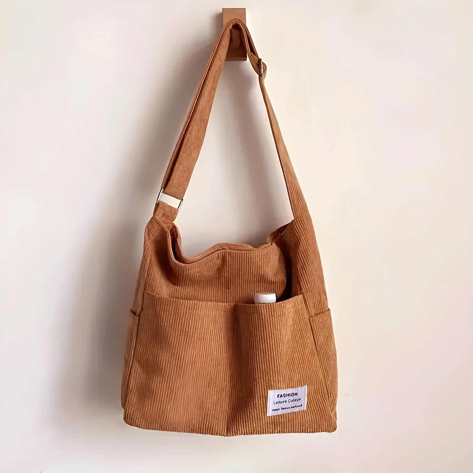 Everyday Corduroy Shoulder Tote