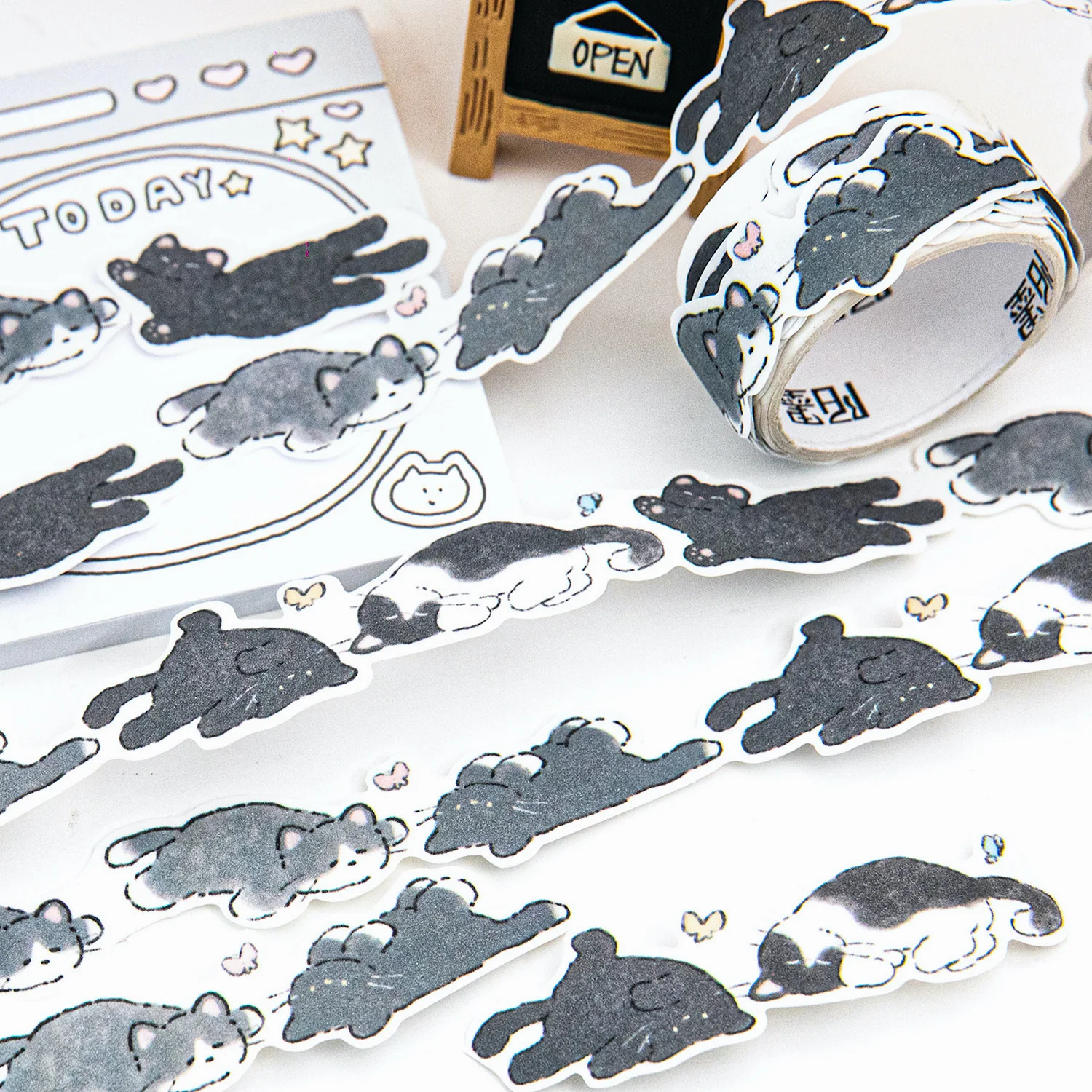 Cute Animal Die-Cut Masking Tapes