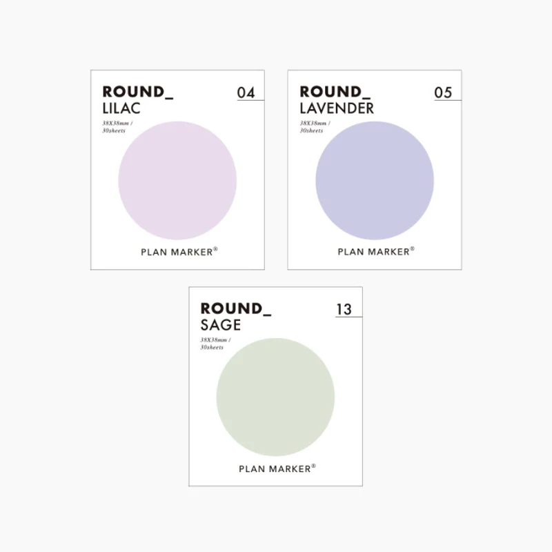 Paperian Large Round Sticky Notes