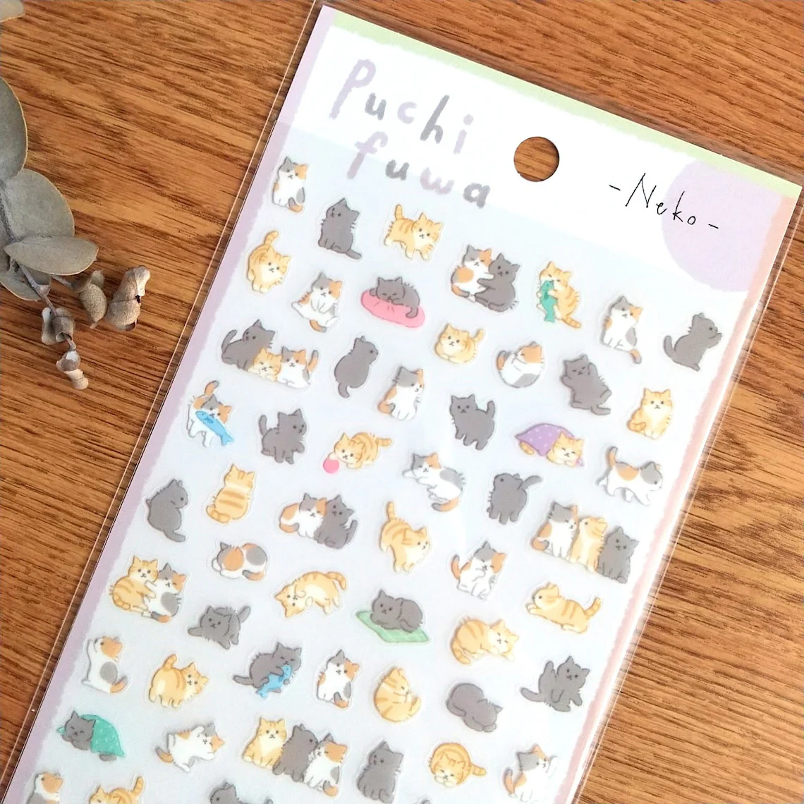 Mind Wave Puchi Fuwa Animal Stickers