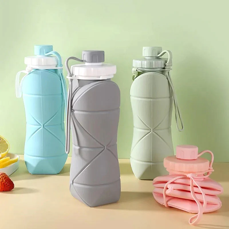 Collapsible Silicone Water Bottle