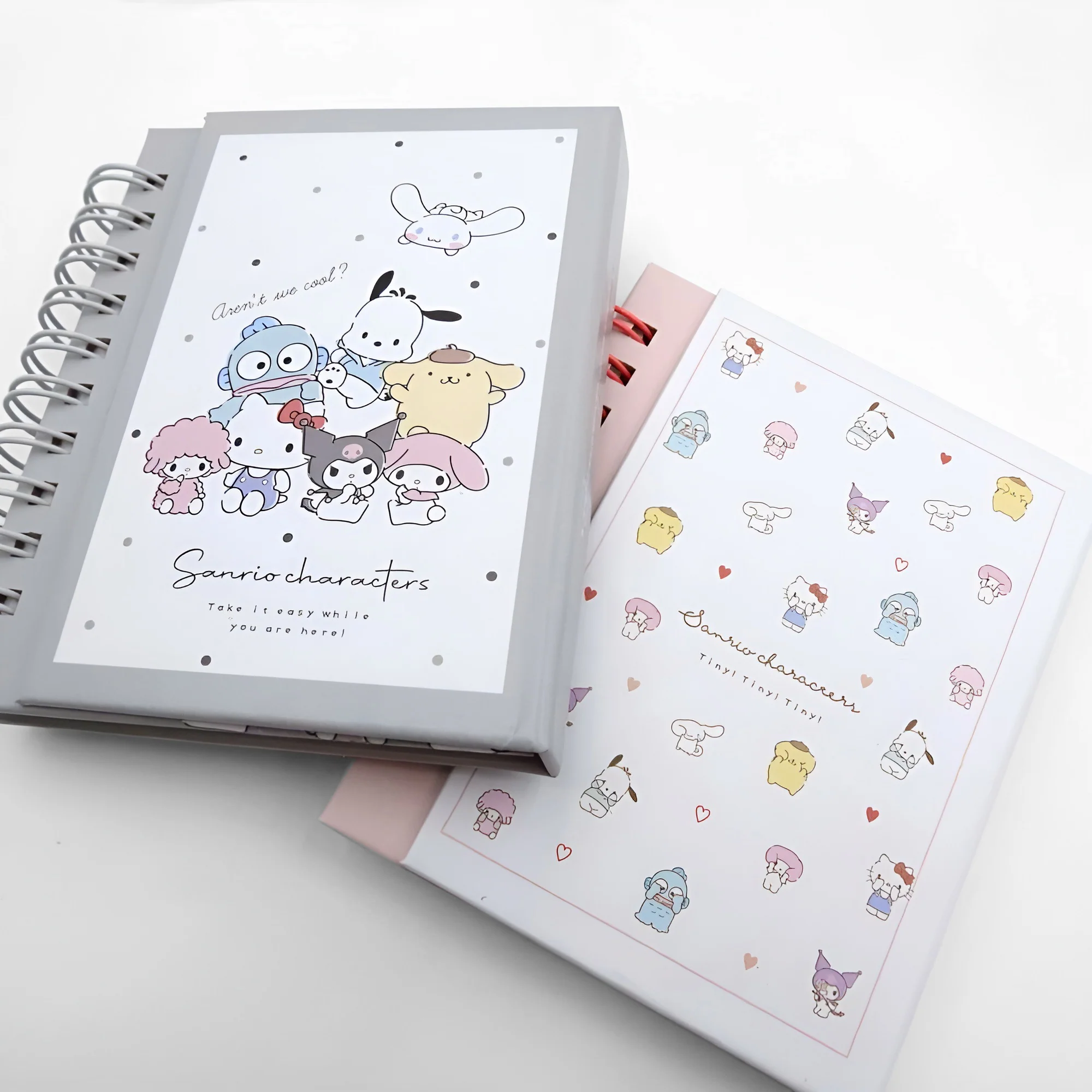 Sanrio Characters Hardcover Spiral Notebook