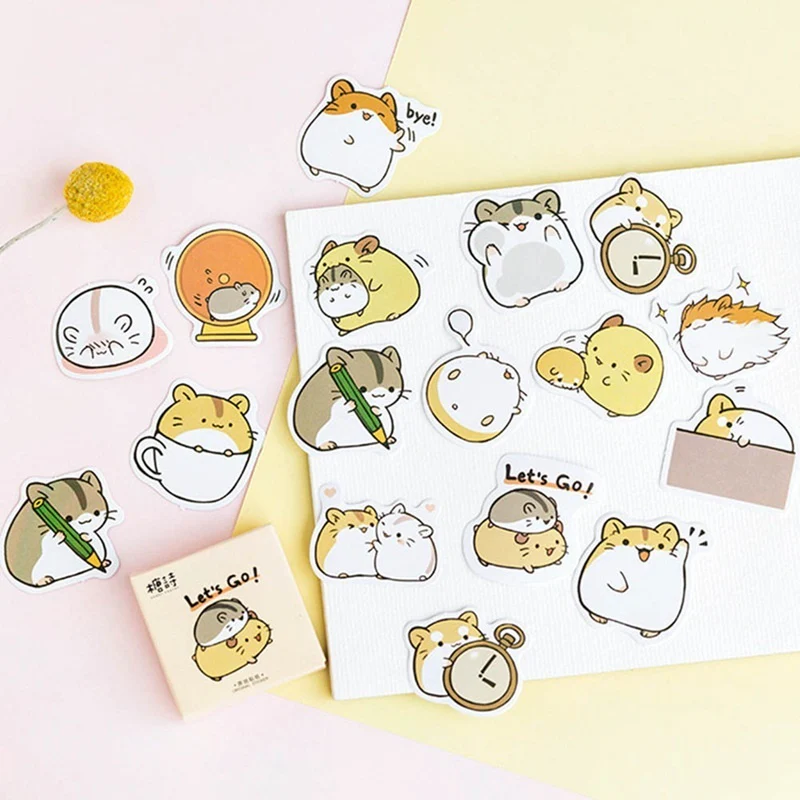 38 Pcs Cute Animal Stickers