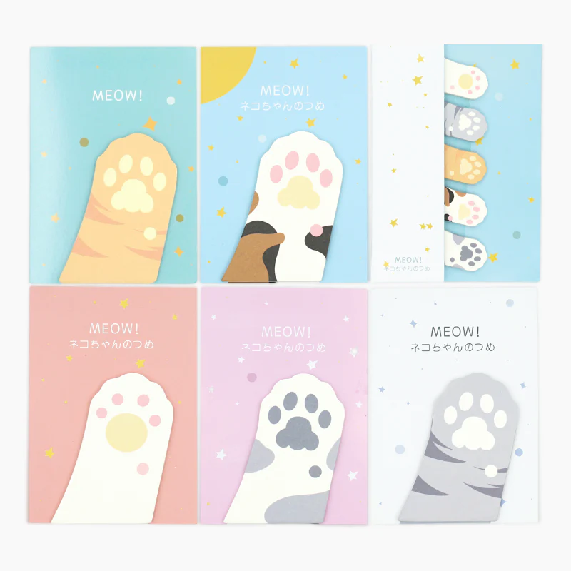 Cat Paw Sticky Notes