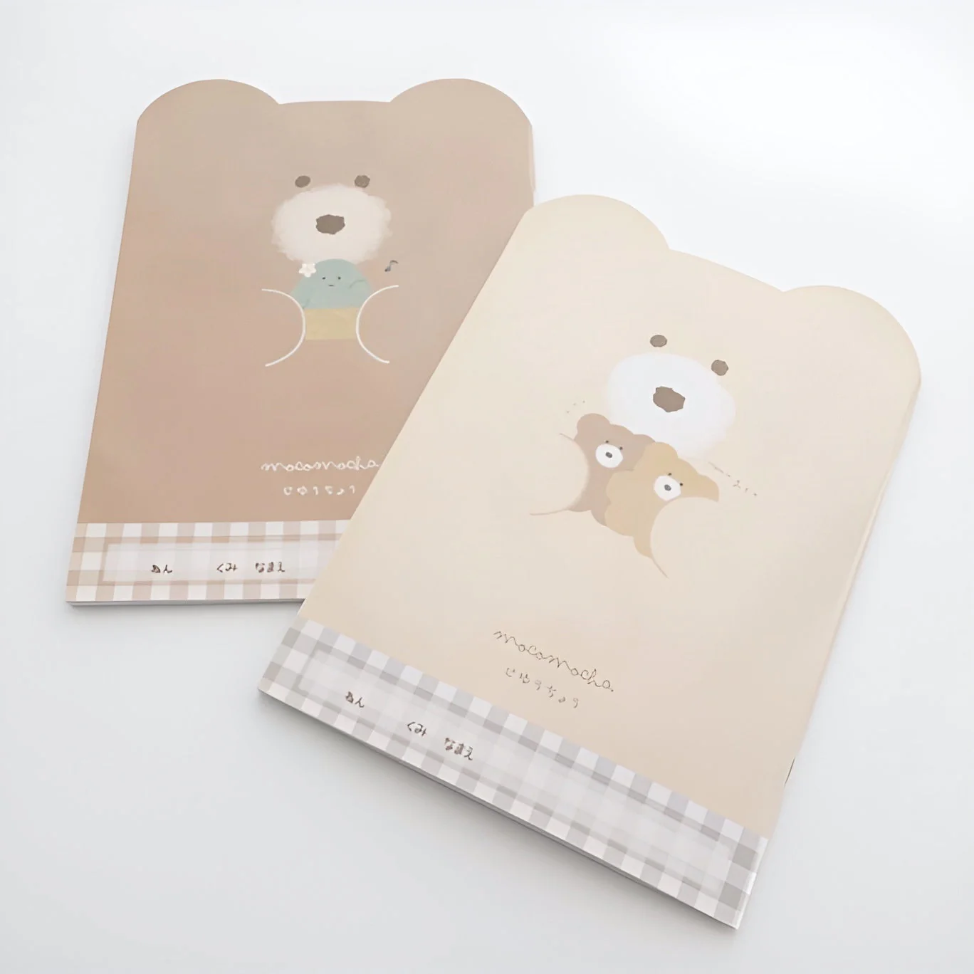 Mocha Bear-Shaped Notebook