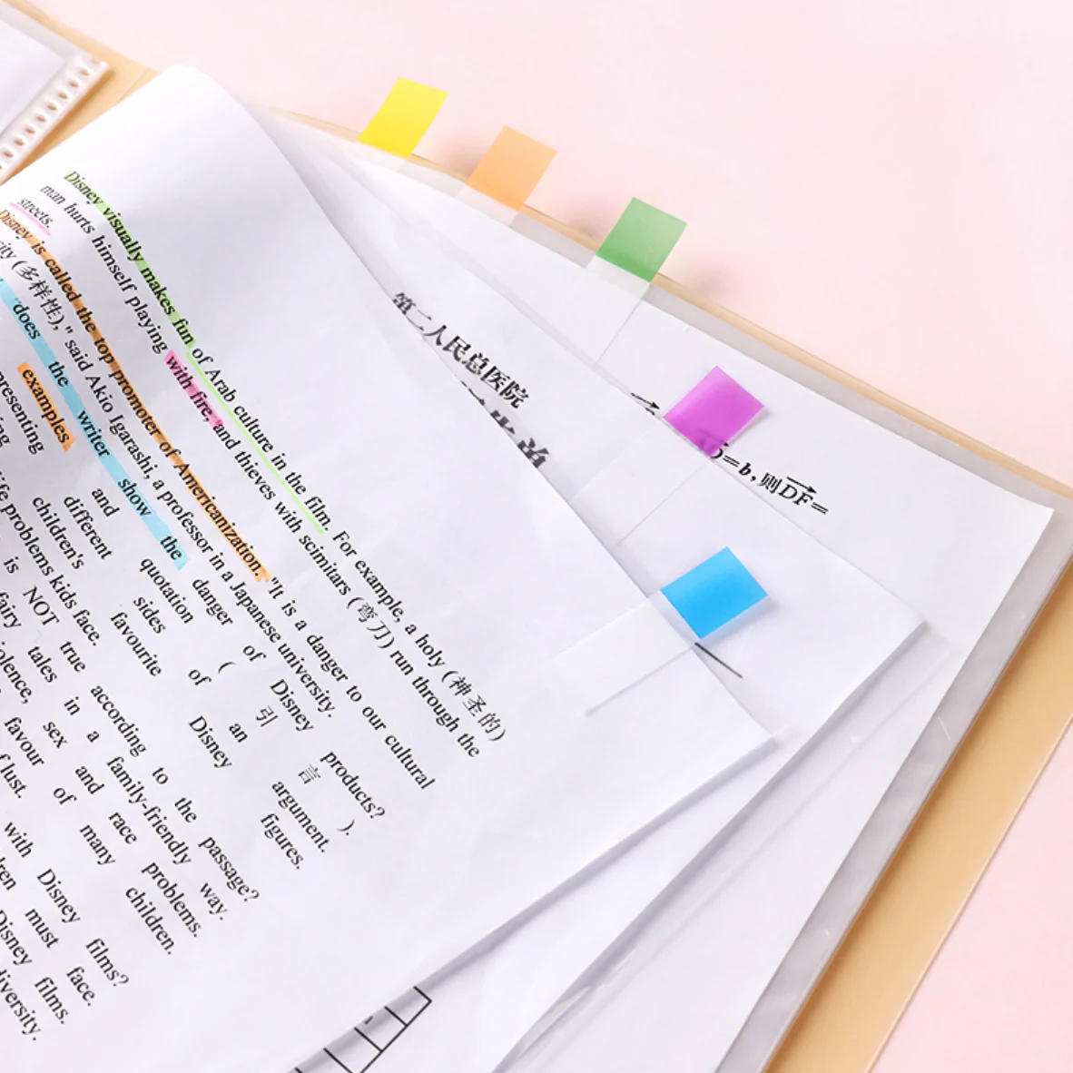 KOKUYO Pastel Cookie Clear Book