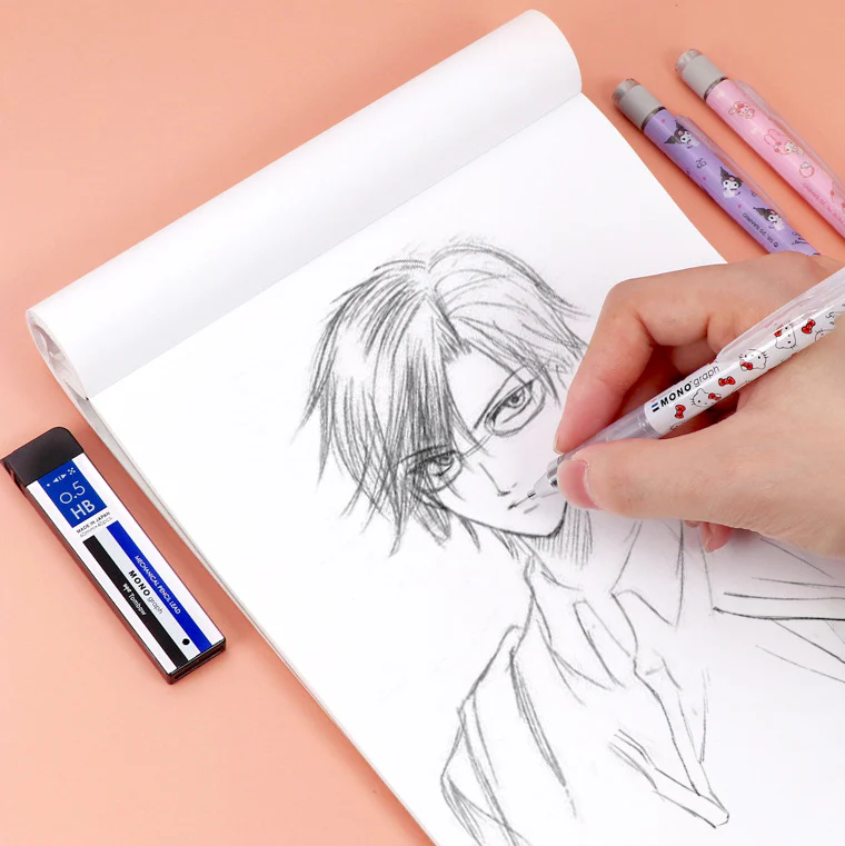 Cute Mechanical Pencil with Illustrations