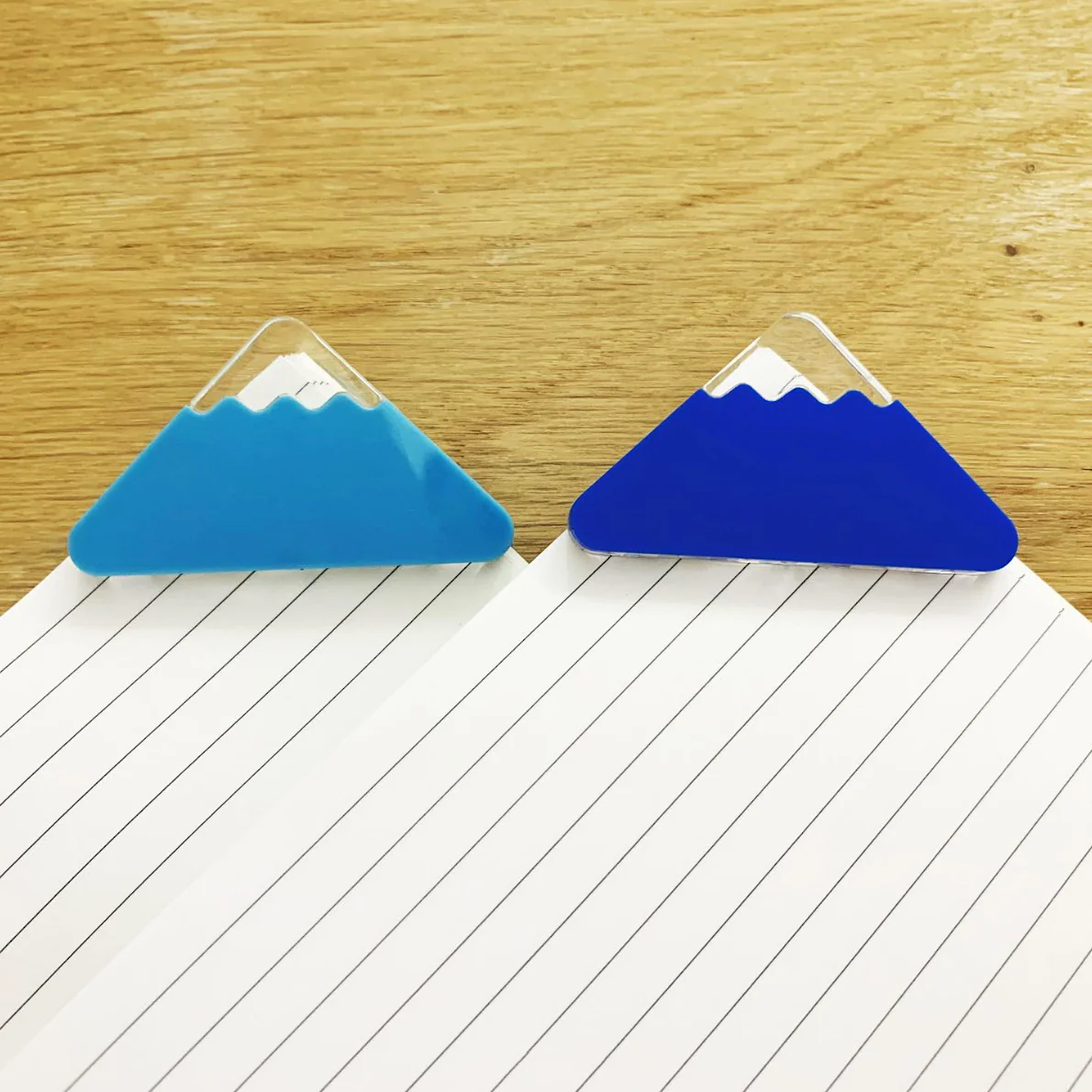 Mountain Peak Paper Clip - Premium Gift Version - Dark Blue