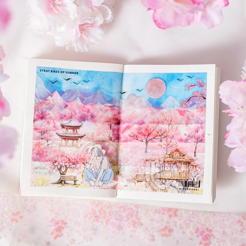 Spring Floral Clear Masking Tapes