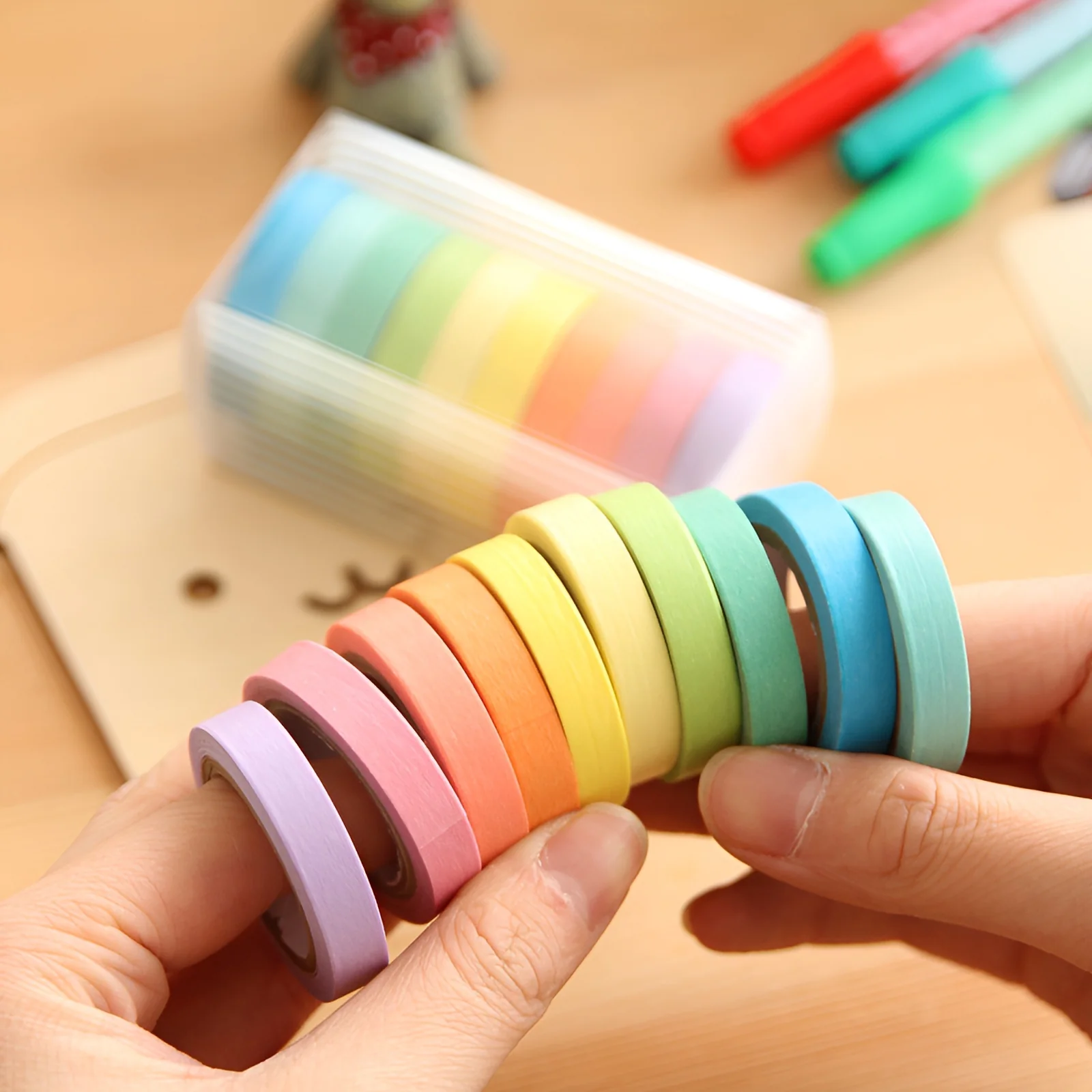 10 Colorful Decorative Adhesive Tapes