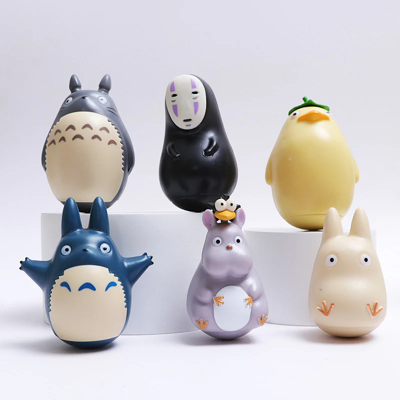 Nibariki Studio Ghibli Roly Poly Toy Set
