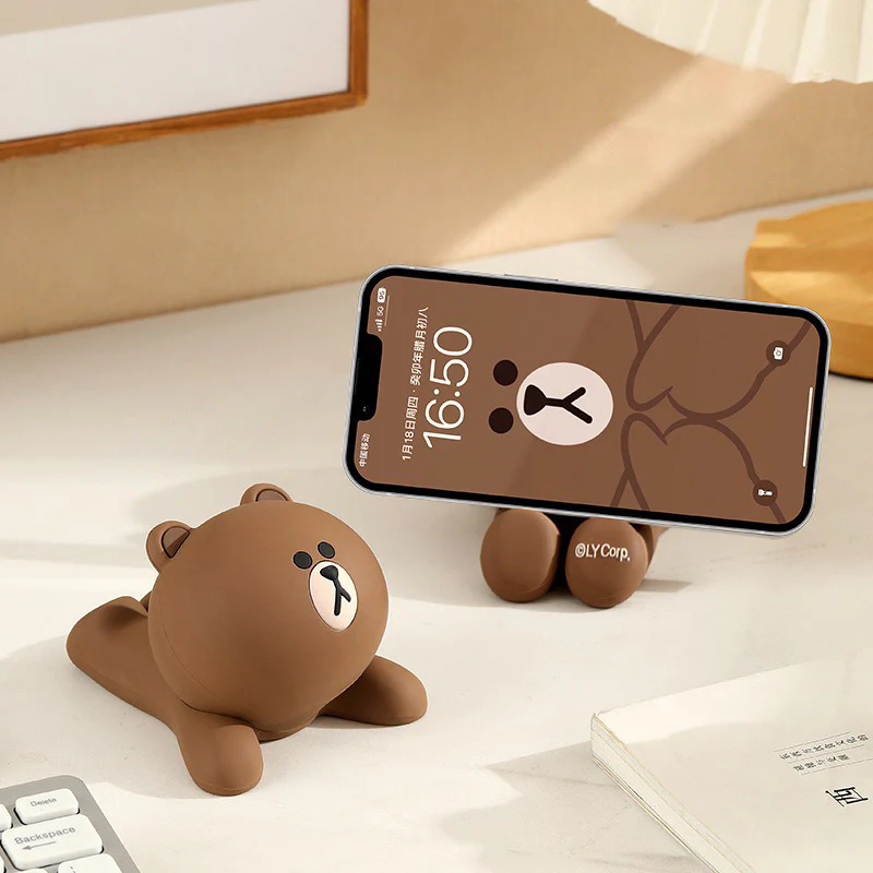 Brown & Friends Phone Stand