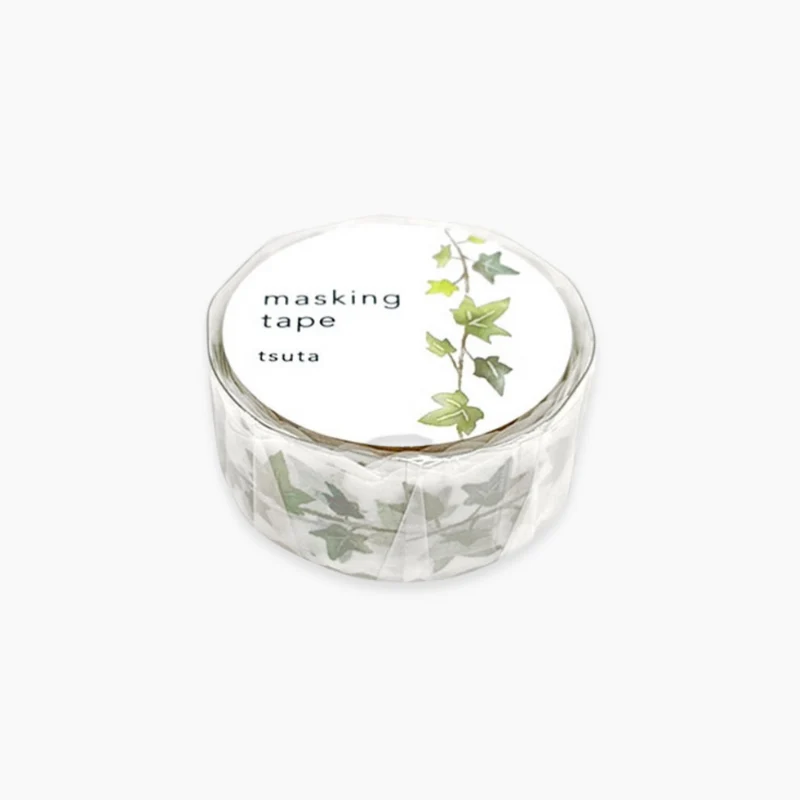 Green Leaf Die-Cut Masking Tape