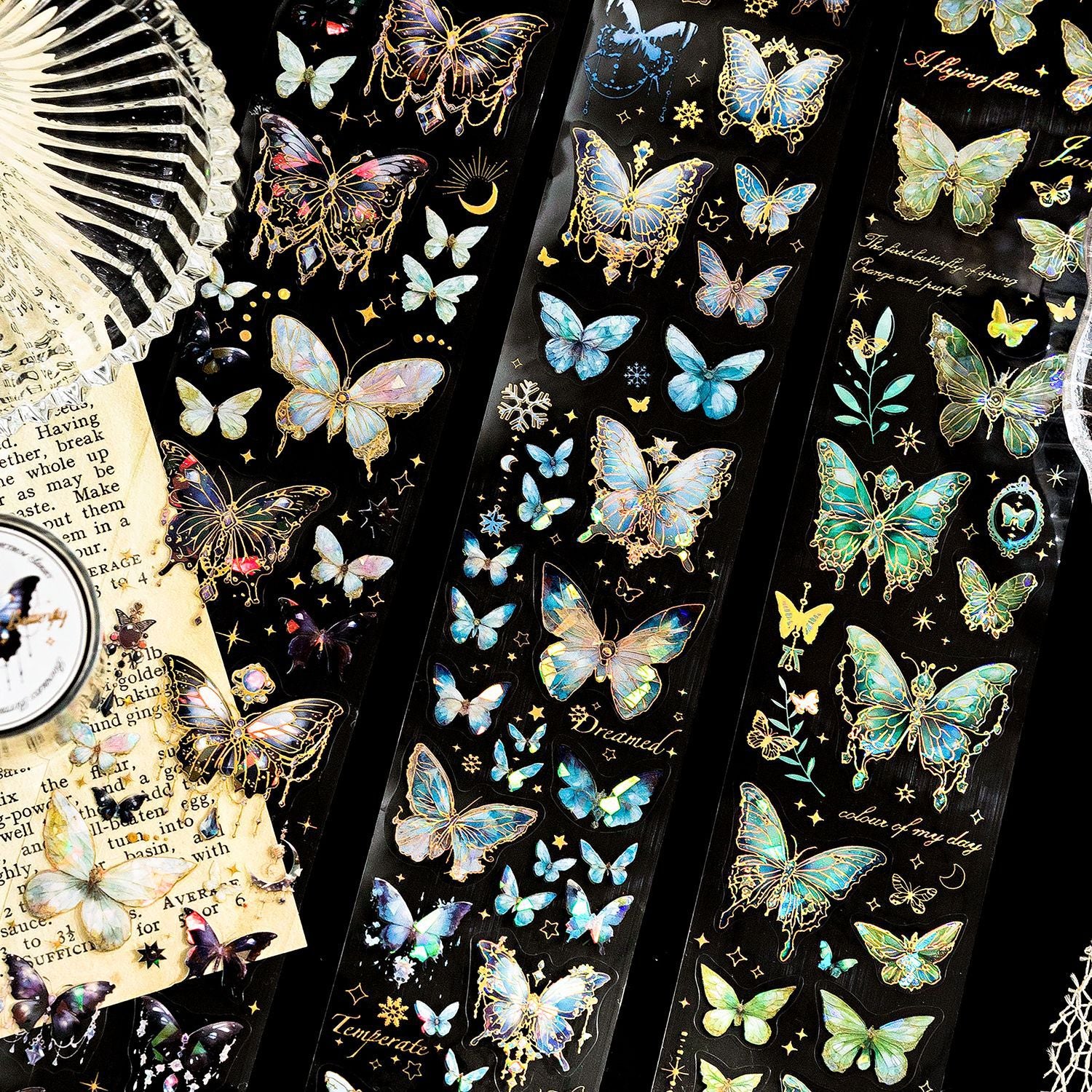 Flutter Fantasy Washi Sticker Roll