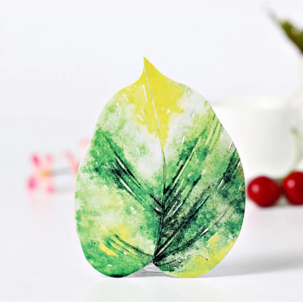 Leaf Design Greeting Cards Set of 30
