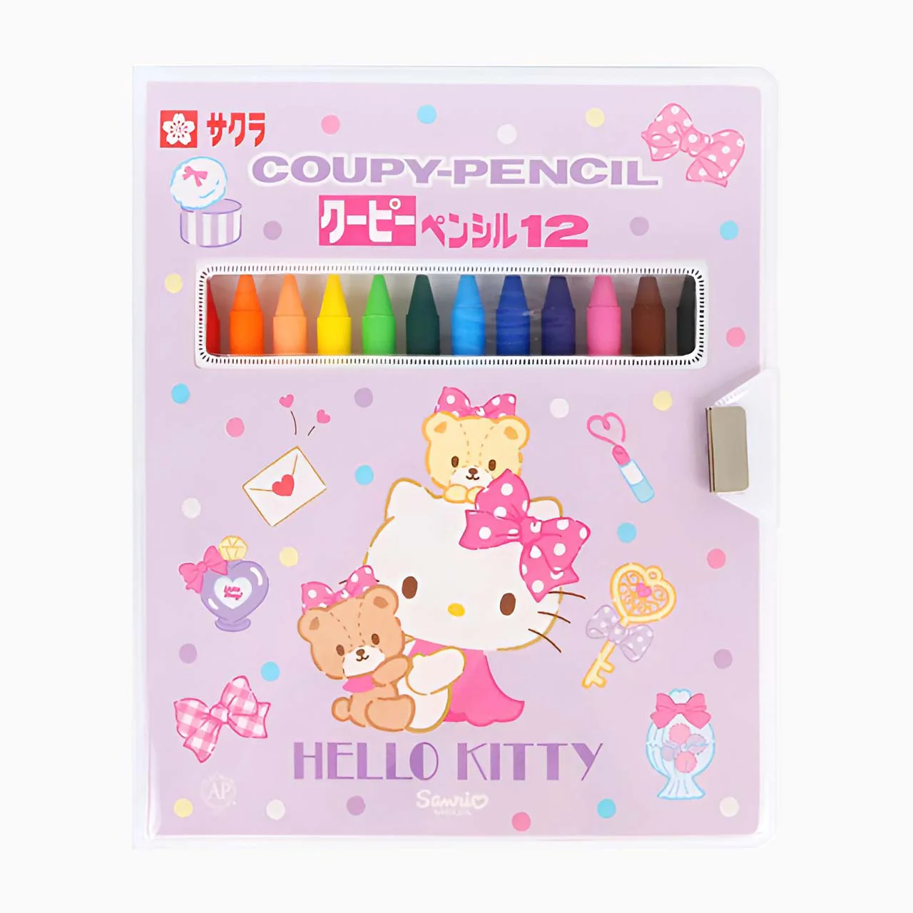Hello Kitty Crayons Set