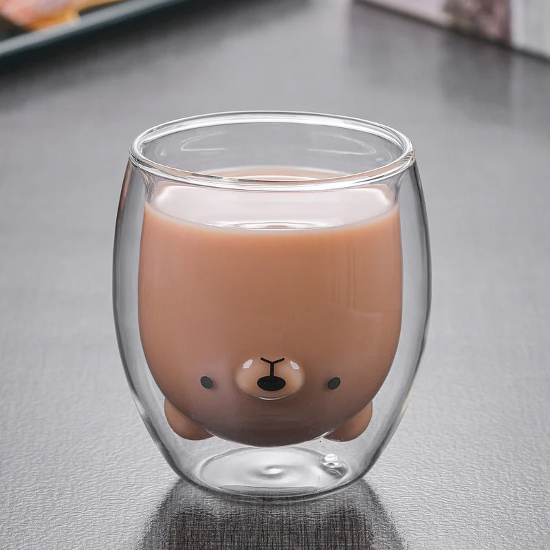 Cute Double Layer Coffee Cup