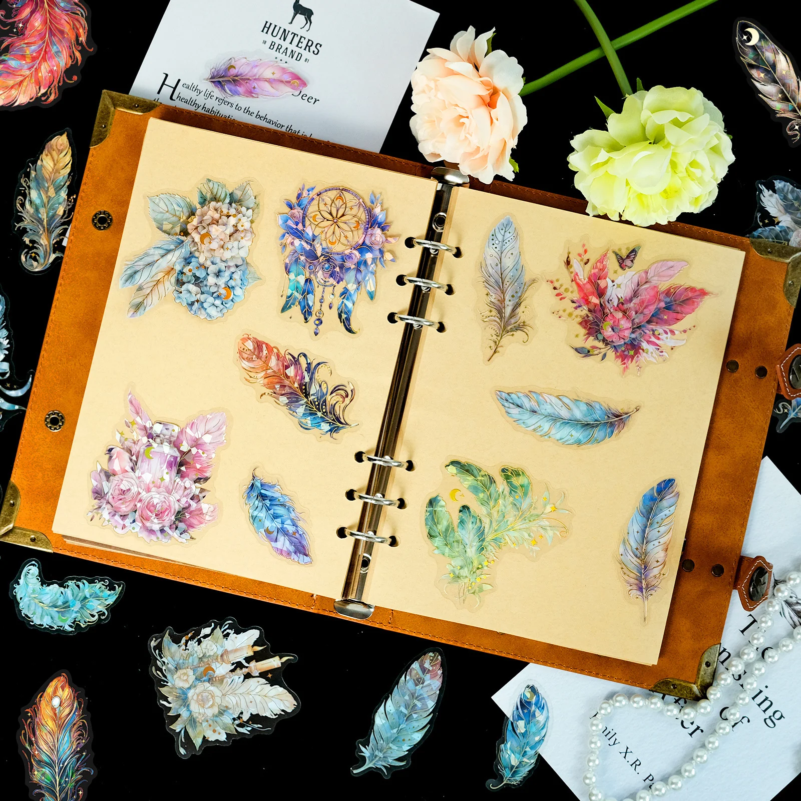 Magic Feathers Holo Stickers