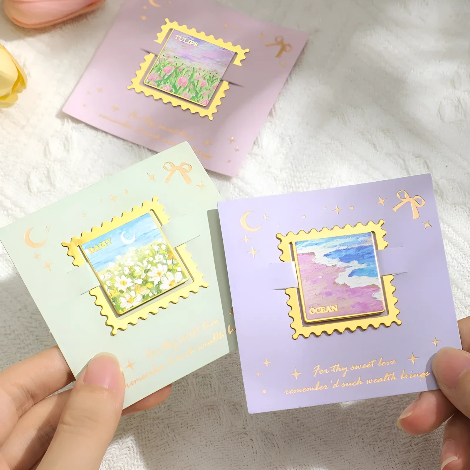 Elegant Scene Metallic Bookmark