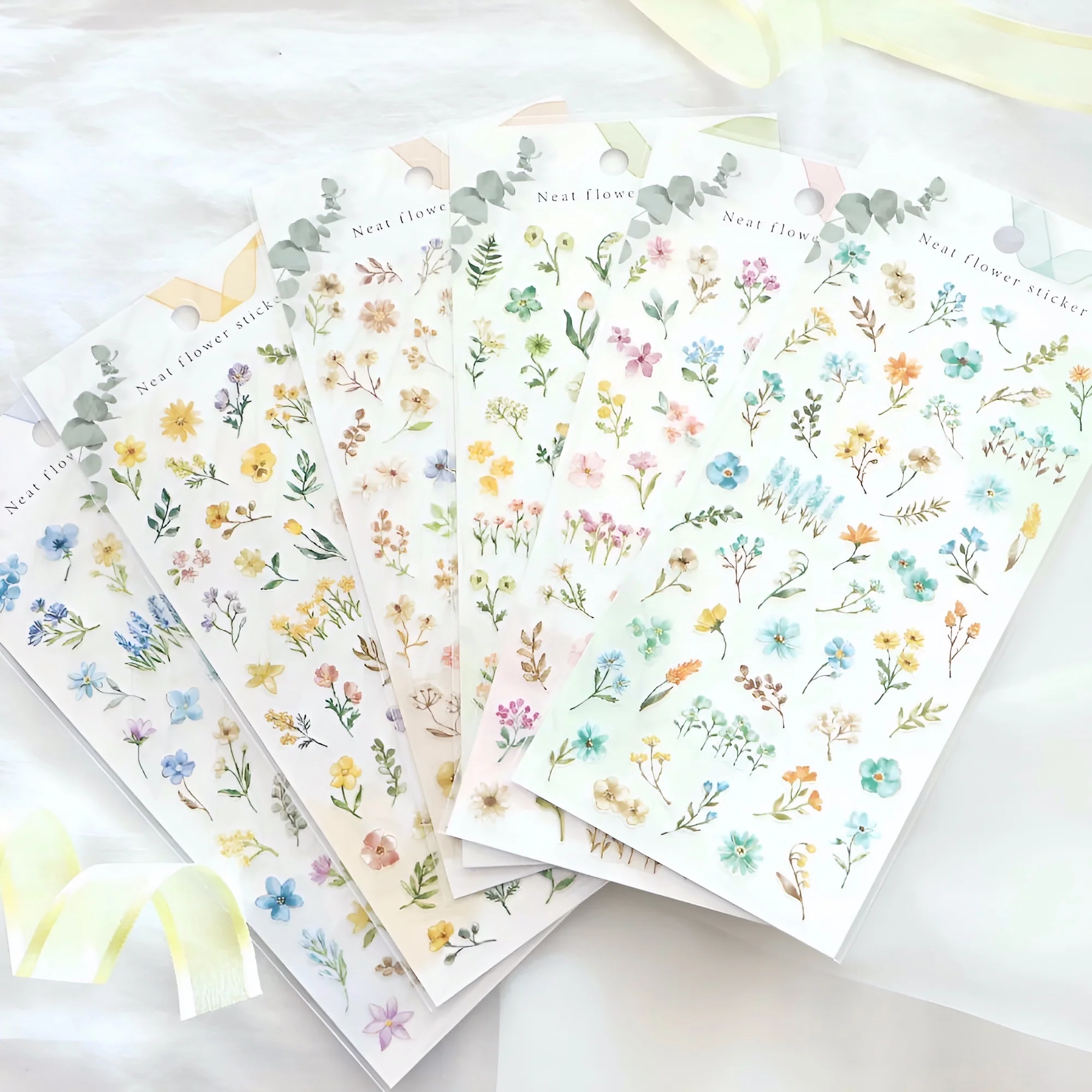 Bright Flower Stickers
