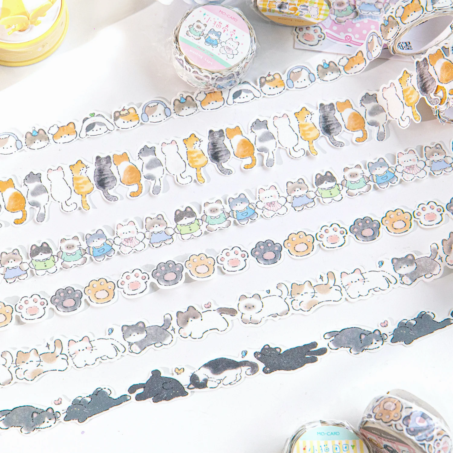 Cute Animal Die-Cut Masking Tapes