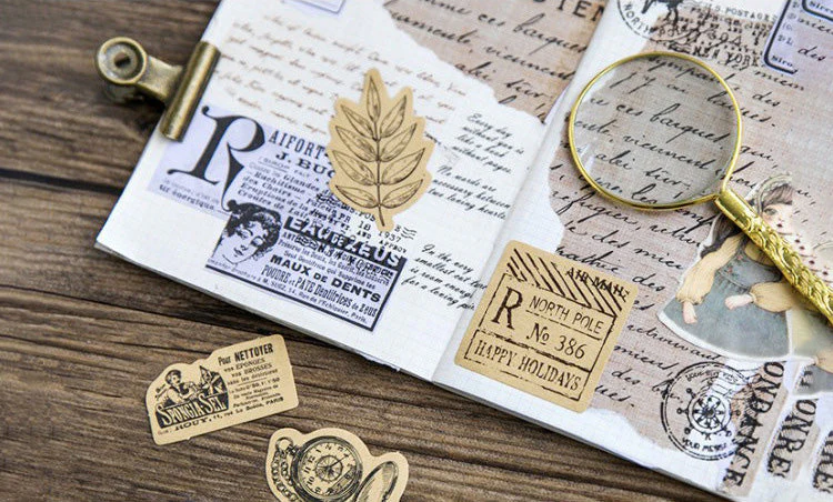 Retro Stamp Stickers