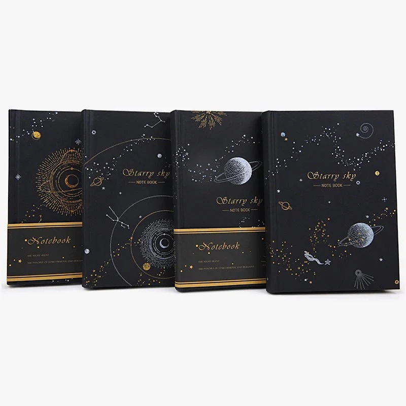 Galaxy Design Black Notebook