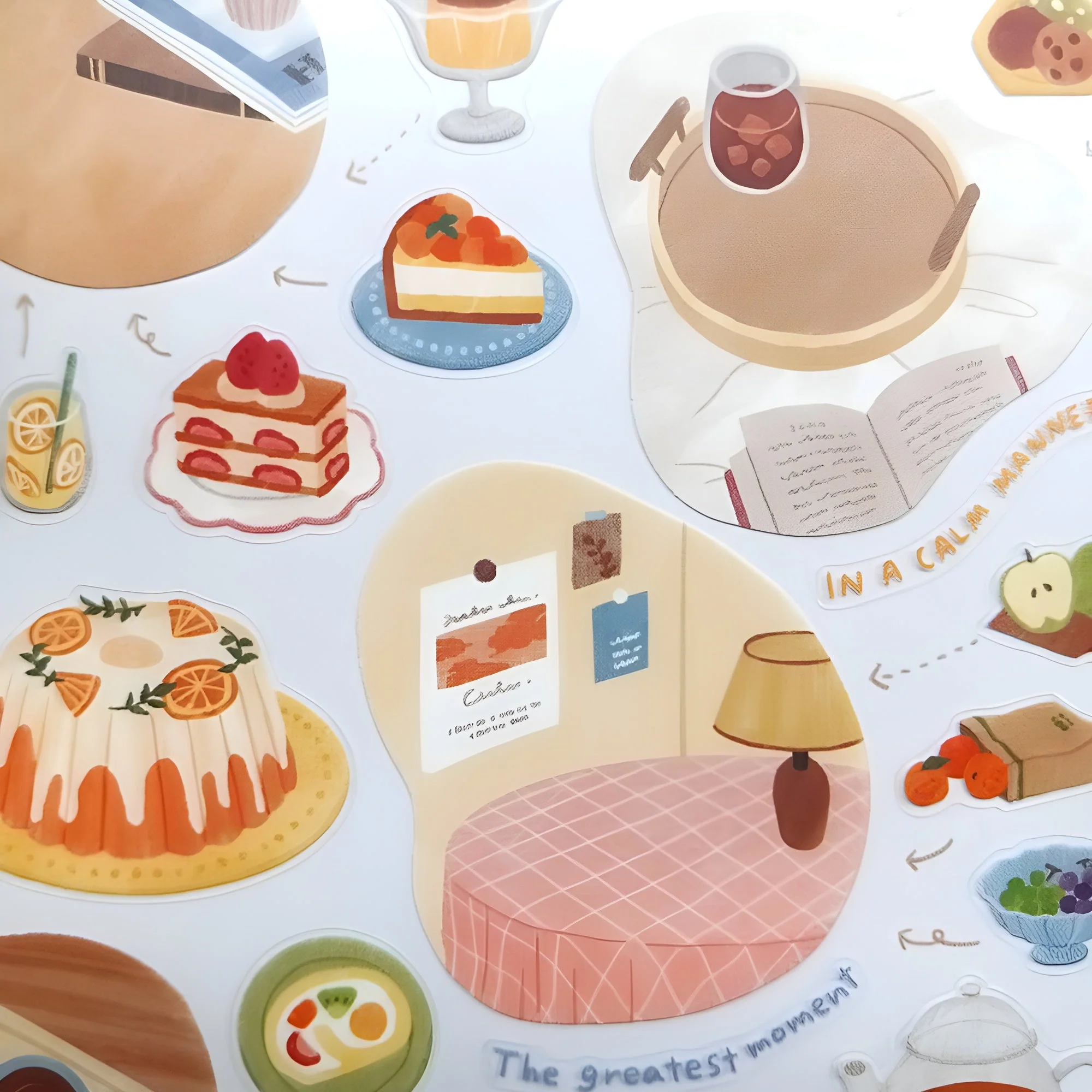 Mind Wave Room Arrange Stickers