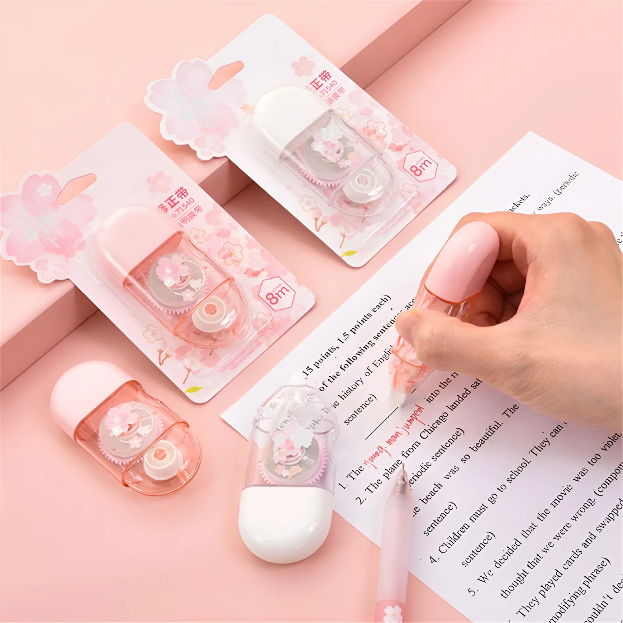 Cherry Blossom Correction Tape