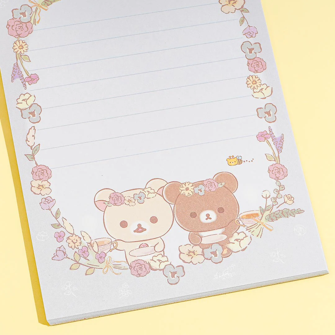 Colorful Afternoon Tea Memo Pad
