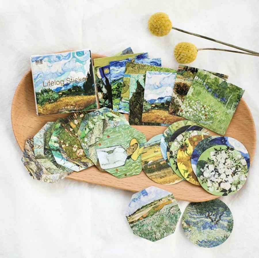 Van Gogh Paper Stickers