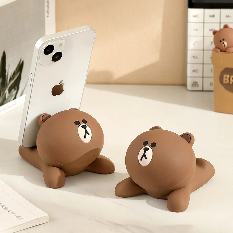Brown & Friends Phone Stand