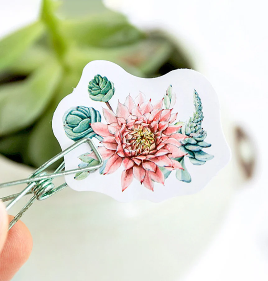 Spring Flowers Paper Stickers