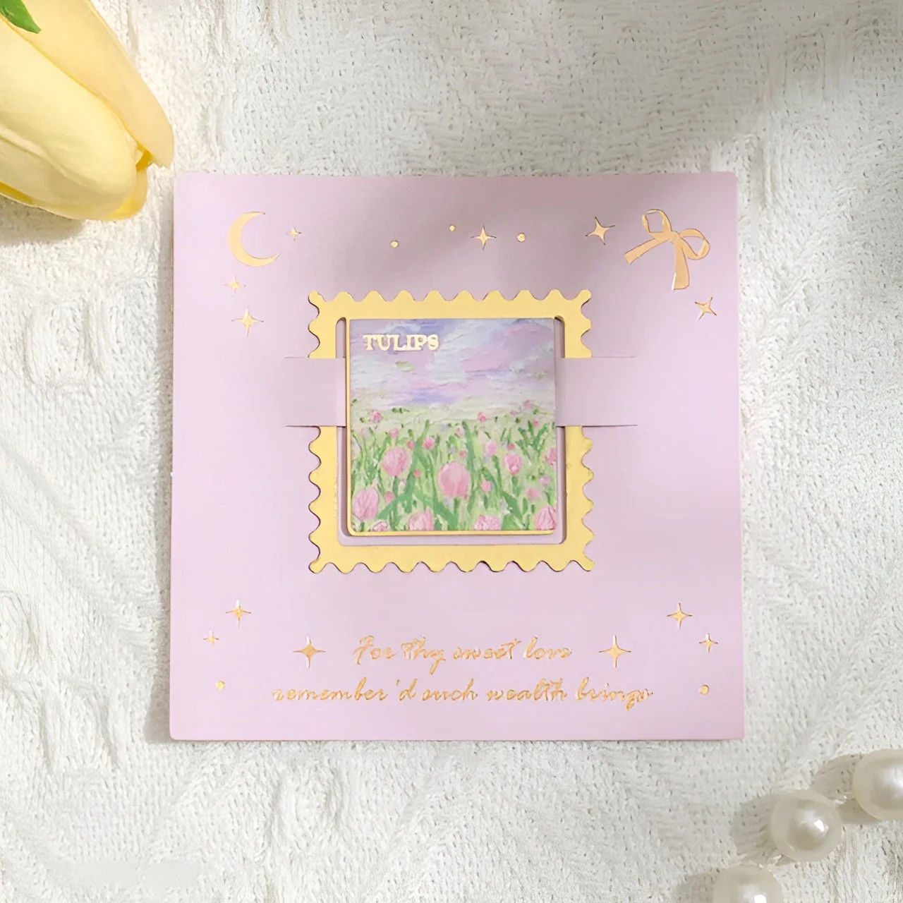 Elegant Scene Metallic Bookmark