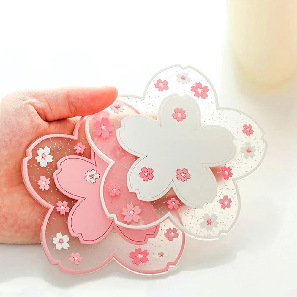 Kawaii Japanese Sakura Coaster